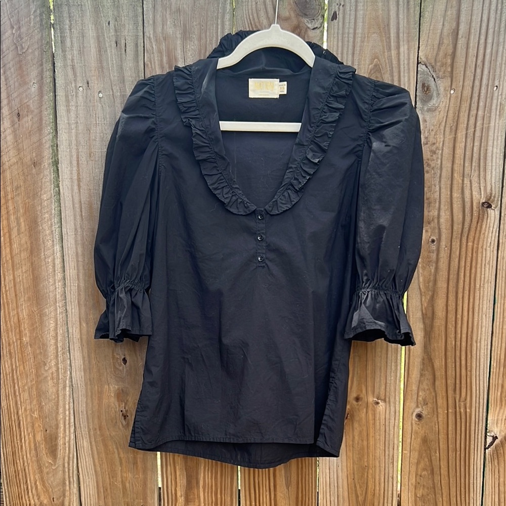 Nation LTD Honey Frilly Blouse